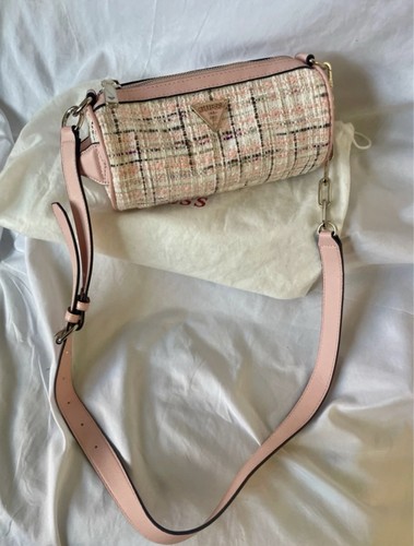 Guess pink tweed - tweed, baguette