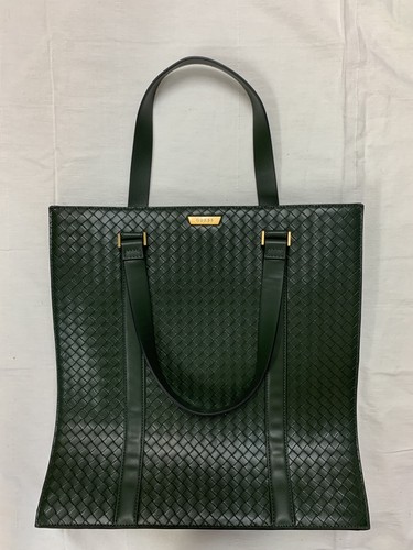 Guess woven tote bag with - tote,