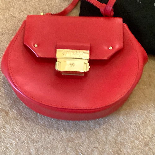 Guess luxe red leather half - luxe,