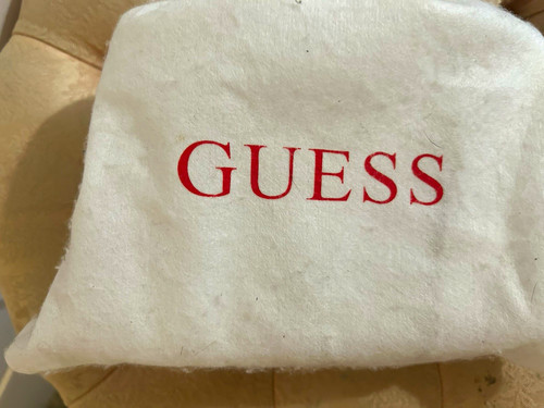 Guess small white - small, faux