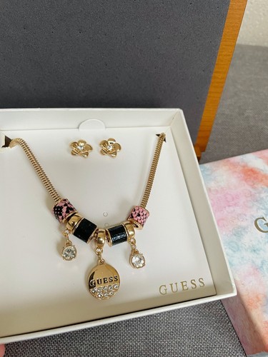 Guess gold tone multi charms - tone,
