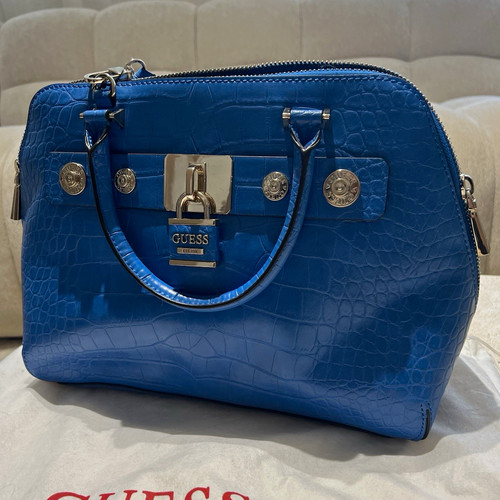 Guess blue croc - guess, faux