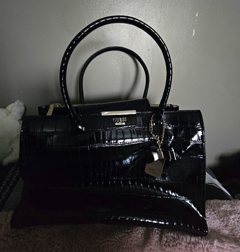 Guess black patent - black,