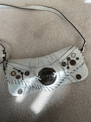 Guess white small shoulder - white, bag