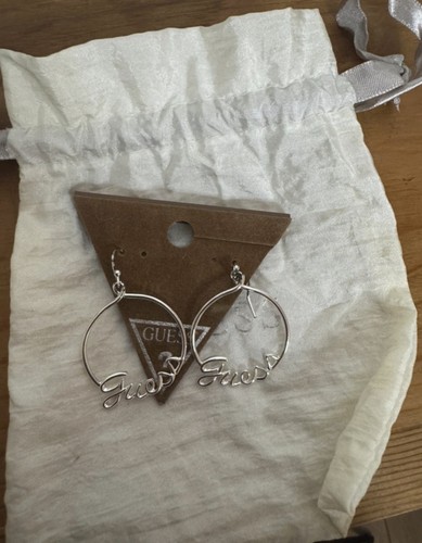 Guess silver drop - guess, logo