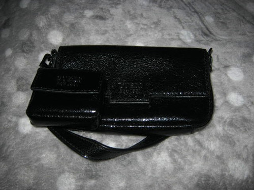 Guess patent leather - leather, black