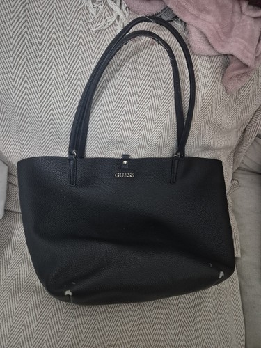 Guess black tote bag - black,