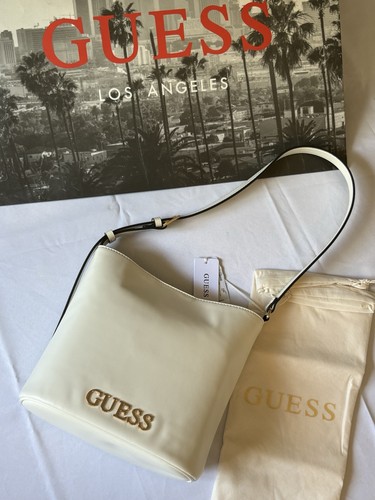Guess los angeles ivory faux - ivory,