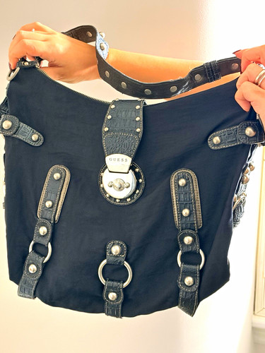 Y2k guess studded goth - y2k,