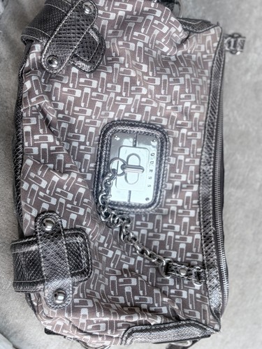 Guess brown monogram - monogram, shoulder