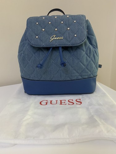 Bnwt guess denim backpack - denim,