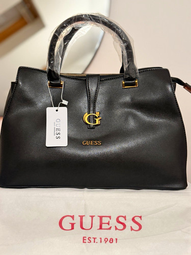 Guess black faux leather - guess,