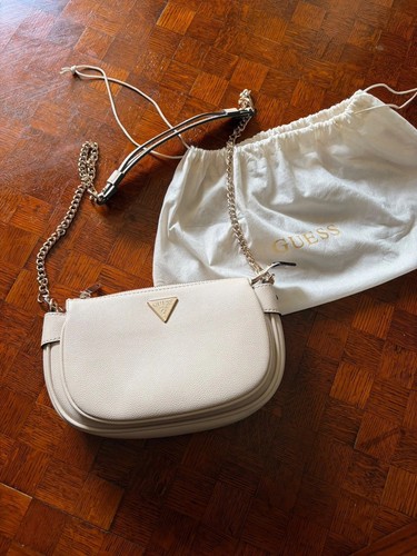 Guess small white faux - small,