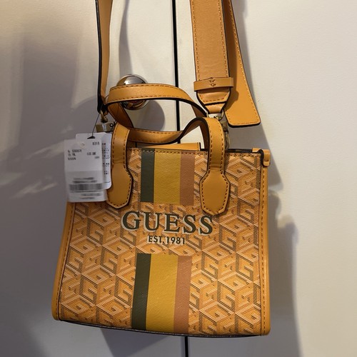 Guess yellowlogo new crossbody - new,